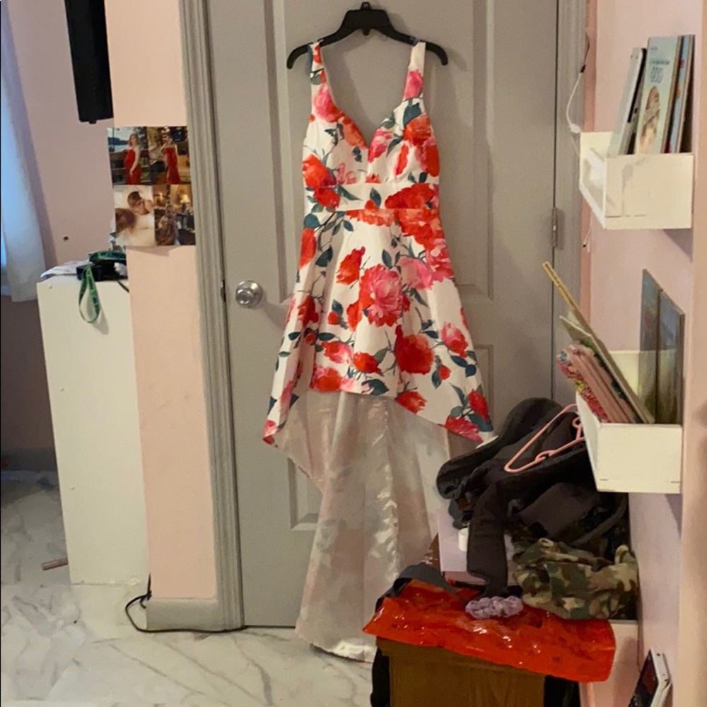 Floral prom dress size 5